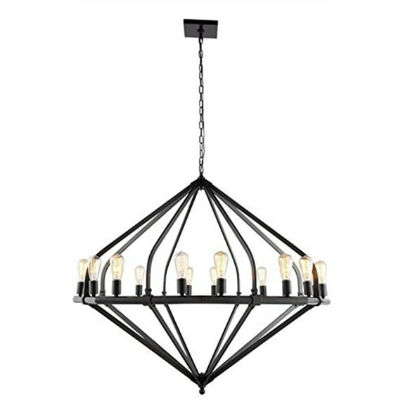1472 Illumina Collection Pendant lamp D:52" H:45" Lt:16 Bronze Finish