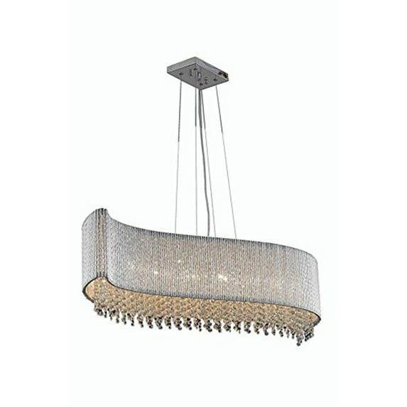 Influx 8 light Chrome Pendant - V2090D44C/RC