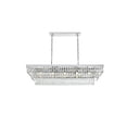 thumbnail image 1 of Elegant Lighting Josephine 48" Rectangular Chandelier in Chrome, 1 of 8