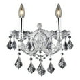 thumbnail image 1 of Elegant Lighting Maria Theresa 16" 2 Light Spectra Crystal Wall Sconce, 1 of 2
