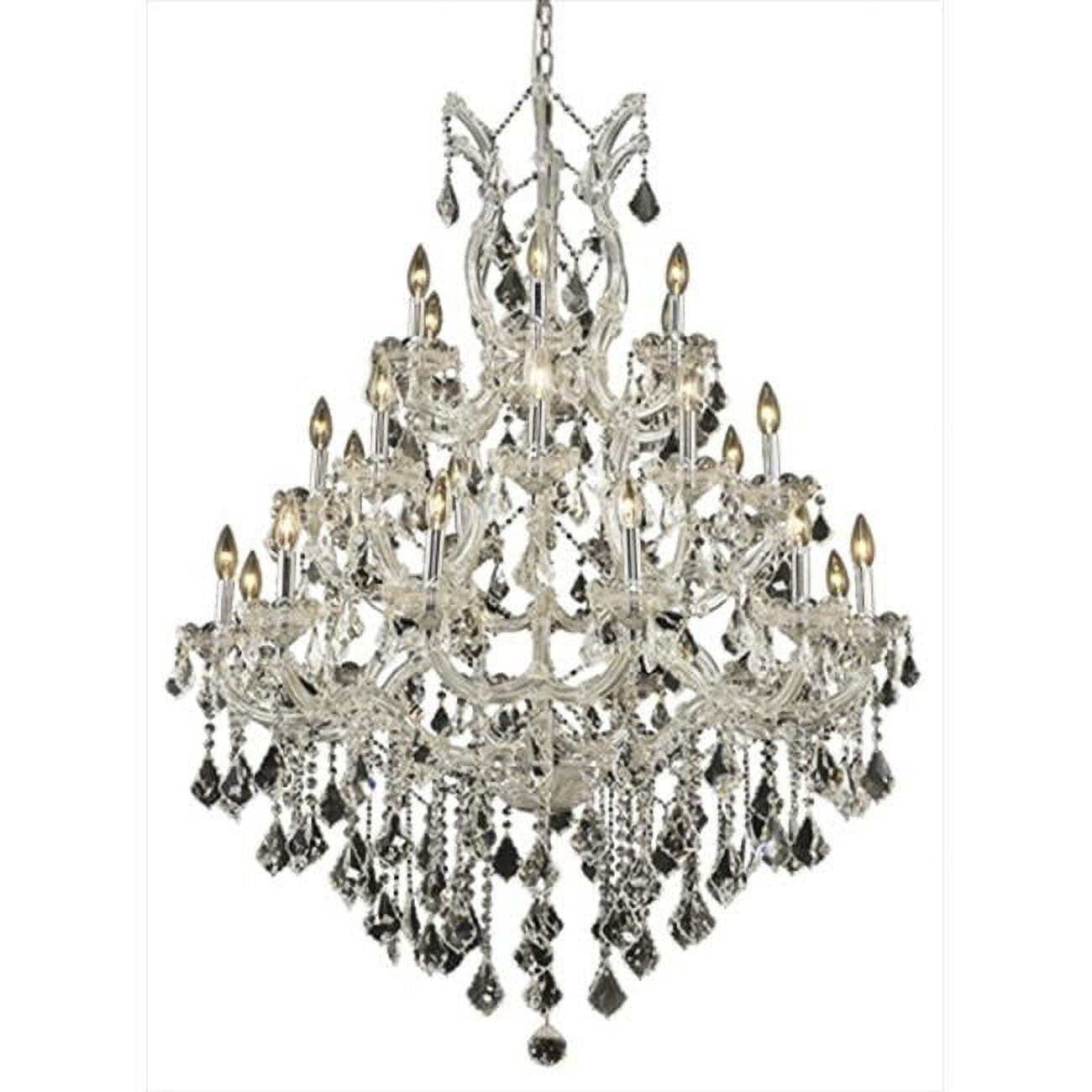 Maria Theresa 28-Light Chrome Crystal Chandelier