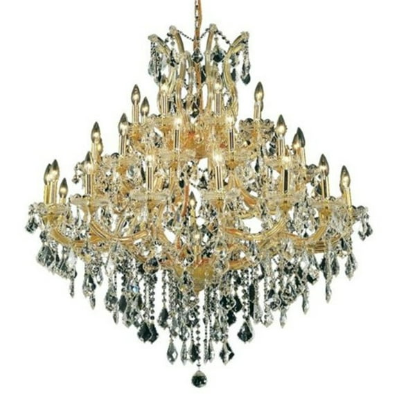 Elegant Lighting Maria Theresa 44" 37 Light Spectra Crystal Chandelier