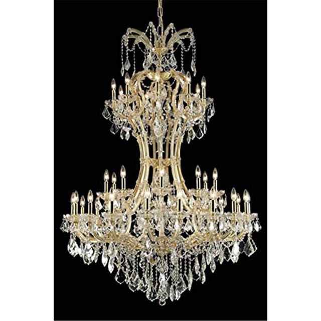 Elegant Lighting Maria Theresa 46" 36 Light Spectra Crystal Chandelier