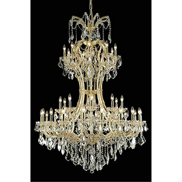 Elegant Lighting Maria Theresa 46" 36 Light Spectra Crystal Chandelier