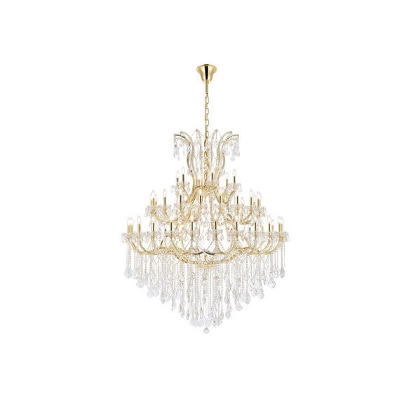 Elegant Lighting Maria Theresa 60" 49 Light Royal Crystal Chandelier