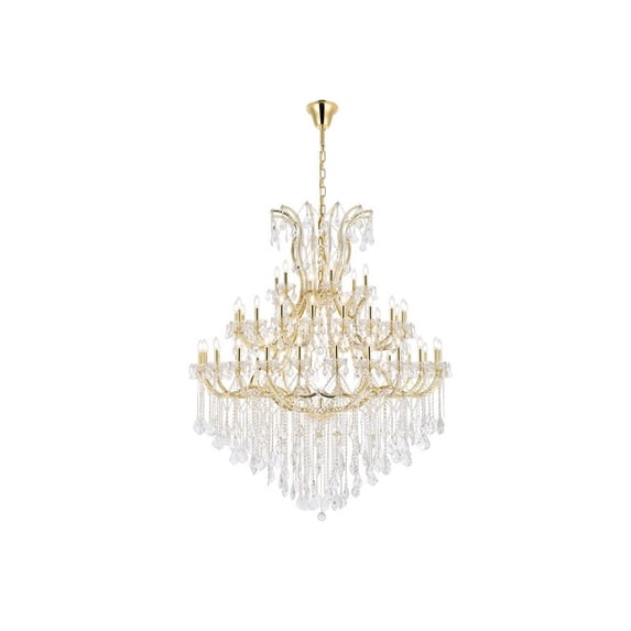 Elegant Lighting Maria Theresa 60" 49 Light Royal Crystal Chandelier