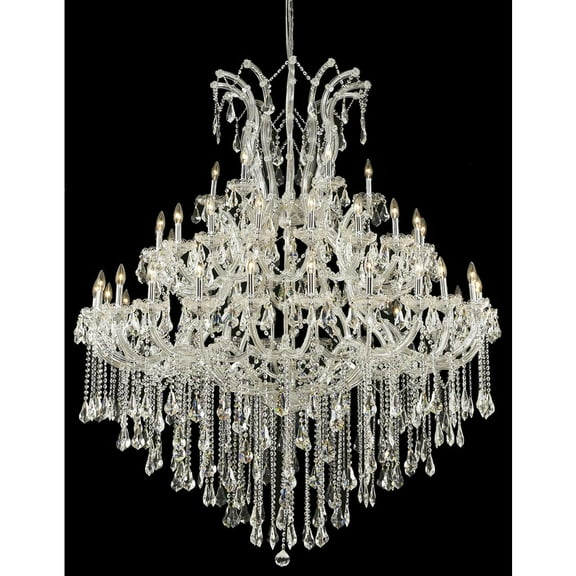 Elegant Lighting Maria Theresa 60" 49 Light Royal Crystal Chandelier