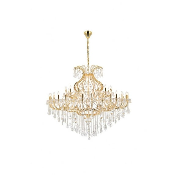 Elegant Lighting Maria Theresa 72" 49 Light Royal Crystal Chandelier