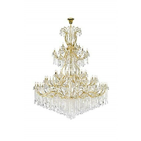 Elegant Lighting Maria Theresa 84 Light Swarovski Elements Chandelier in Gold