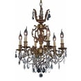 thumbnail image 1 of Elegant Lighting Marseille 20" 6 Light Spectra Crystal Chandelier, 1 of 2