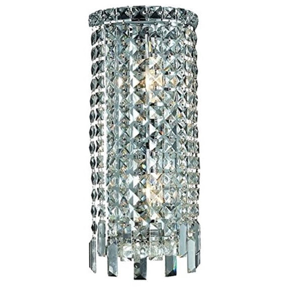 Elegant Lighting Maxime 18" 2 Light Spectra Crystal Wall Sconce