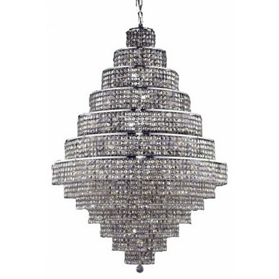 Elegant Lighting Maxime 42" 38 Light Elements Crystal Chandelier