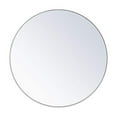 thumbnail image 1 of Elegant Decor Metal frame round mirror 42 inch in White, 1 of 9