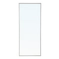 thumbnail image 1 of Elegant Decor Metal frame Rectangle Mirror 30 inch Silver, 1 of 15