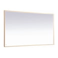 thumbnail image 1 of Elegant Decor Pier 42x72 inch LED mirror with adjustable color temperature 3000K/4200K/6400K in brass, 1 of 13