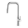 thumbnail image 1 of Elegant Lighting Noor Single Handle Pull Down Sprayer Kitchen Faucet In Brushed Nickel, 1 of 6