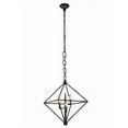 thumbnail image 1 of Elegant Lighting Nora 22" 3 Light Pendant Lamp in Aged Iron, 1 of 1