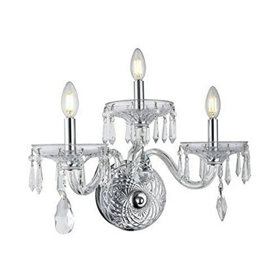 Elegant Lighting Prescott 6 Light Silver Shade Chandelier