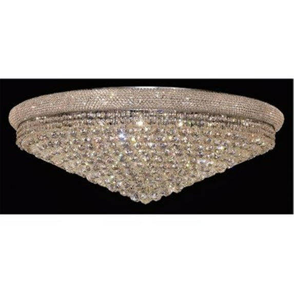 Elegant Lighting Primo 42" 30 Light Spectra Crystal Flush Mount