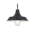 thumbnail image 1 of Elegant Lighting Rayan 14 Inch Outdoor Wall Sconce In Black, 1 of 8