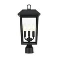 thumbnail image 1 of Elegant Lighting Riggs 8 x 18 inch Outdoor Post Light in Black, 1 of 7