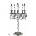 thumbnail image 1 of Elegant Lighting Rosalia 26" 5 Light Elements Crystal Table Lamp, 1 of 2
