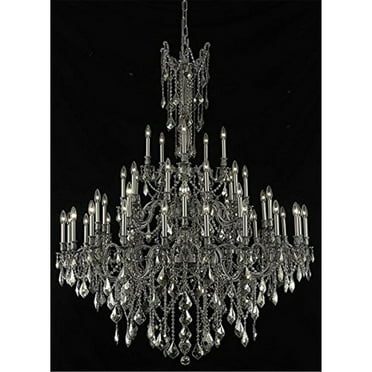 Elegant Lighting Rosalia 54" 45 Light Royal Crystal Chandelier