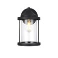 thumbnail image 1 of Elegant Lighting Roy 7 Inch Outdoor Wall Sconce In Black, 1 of 8