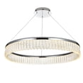 thumbnail image 1 of Elegant Lighting Rune 1-Light Metal Adjustable LED Chandelier in Chrome, 1 of 7
