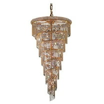 Elegant Lighting Spiral 36" 26 Light Royal Crystal Chandelier