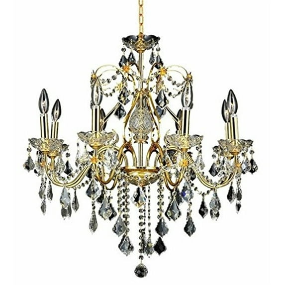 Elegant Lighting St. Francis 26" 8 Light Royal Crystal Chandelier