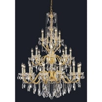 Elegant Lighting St. Francis 36" 24 Light Royal Crystal Chandelier