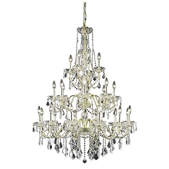Elegant Lighting St. Francis 36" 24 Light Royal Crystal Chandelier