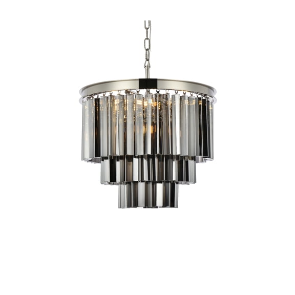 Elegant Lighting Sydney 20" 6 Light Royal Crystal Chandelier