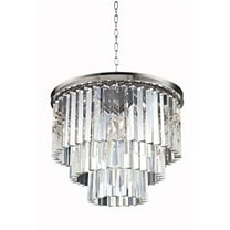Elegant Lighting Sydney 20" 6 Light Royal Crystal Chandelier