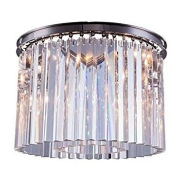 Elegant Lighting Sydney 20" 6 Light Royal Crystal Flush Mount