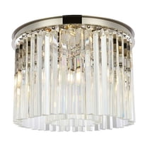 Elegant Lighting Sydney 20" 6 Light Royal Crystal Flush Mount