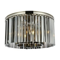 Elegant Lighting Sydney 26" 8 Light Royal Crystal Flush Mount