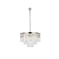 Elegant Lighting Sydney 26" 9 Light Royal Crystal Chandelier