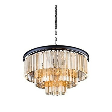 Elegant Lighting Sydney 26" 9 Light Royal Crystal Chandelier