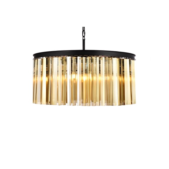 Elegant Lighting Sydney 32" 8 Light Royal Crystal Chandelier