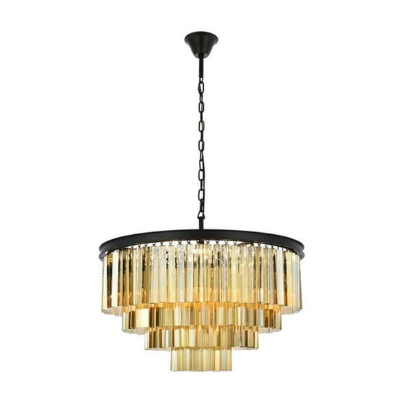 Elegant Lighting Sydney 32" 8 Light Royal Crystal Chandelier