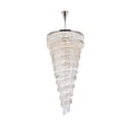 thumbnail image 1 of Elegant Lighting Sydney 36.5" Metal/Crystal Chandelier in Polished Nickel/Clear, 1 of 3