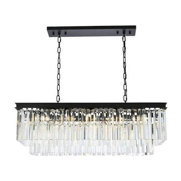 Elegant Lighting Sydney 40" 12 Light Royal Crystal Chandelier