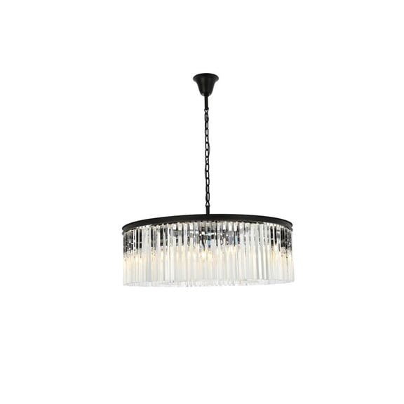 Elegant Lighting Sydney 44" 10 Light Royal Crystal Chandelier