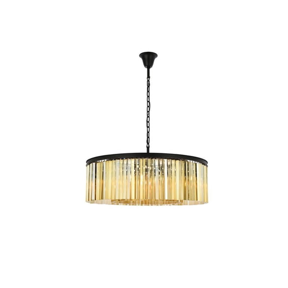 Elegant Lighting Sydney 44" 10 Light Royal Crystal Chandelier