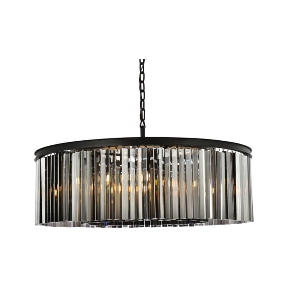 Elegant Lighting Sydney 44" 10 Light Royal Crystal Chandelier