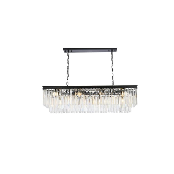 Elegant Lighting Sydney 50" 12 Light Royal Crystal Chandelier