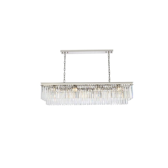 Elegant Lighting Sydney 60" 12 Light Royal Crystal Chandelier