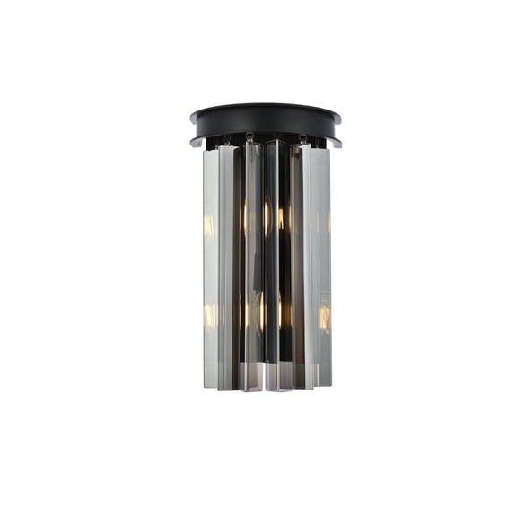 Elegant Lighting Sydney 8" 2 Light Royal Crystal Wall Sconce